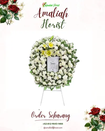Krans Bunga Duka Cita di Sukaperna